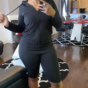 Hooded Short Set Tracksuit.